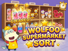 Juego Wolfoo Supermarket Sort