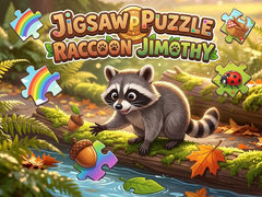 Juego Jigsaw Puzzle: Raccoon Jimothy 