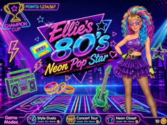 Juego Ellie’s 80’s Neon Pop Star