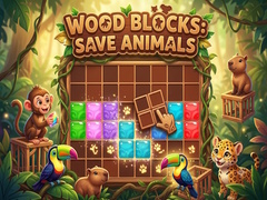 Juego Wood Blocks: Save Animals