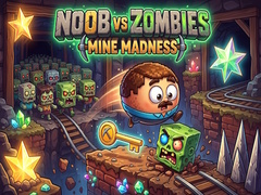 Juego Noob vs Zombies: Mine Madness