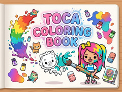 Juego Toca Coloring Book