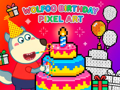 Juego Wolfoo Birthday Pixel Art
