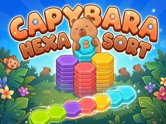 Juego Capybara Hexa Sort