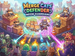 Juego Merge Cats Defender: Meow Guardians