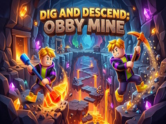 Juego Dig and Descend: Obby Mine