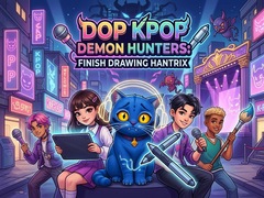 Juego DOP KPop Demon Hunters: Finish Drawing Hantrix