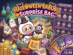 Juego Halloween Labubu Surprise Bag