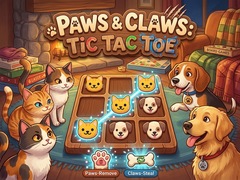 Juego Paws & Claws Tic Tac Toe