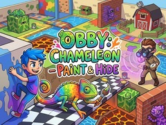Juego Obby: Chameleon - Paint & Hide