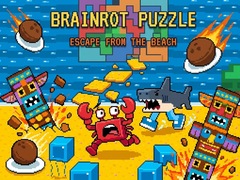 Juego Brainrot Puzzle: Escape from the Beach