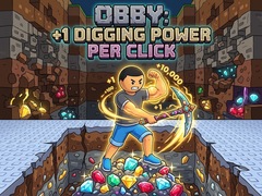 Juego Obby: +1 Digging Power per Click