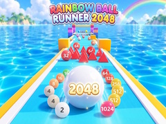Juego Rainbow Ball Runner 2048