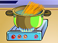Juego Cooking spaghetti with tuna