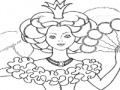 Juego Brilliant lady coloring