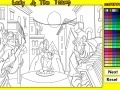 Juego Lady And The Tramp Online Coloring Game