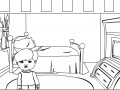 Juego Cartoon House Online Coloring Game