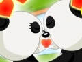 Juego Panda Kissing
