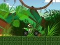 Juego Ben 10 in the jungle on a motorcycle
