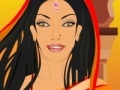 Juego Indian bridal make up