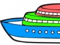 Juego Color the steamboat