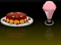 Juego Cheese cake and apple ice cream