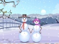 Juego Snowman kissing