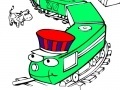 Juego Train coloring book 2