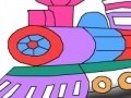 Juego Great locomotive coloring