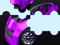 Juego Futuristic pink car puzzle