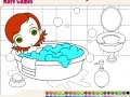 Juego Jane in the bathroom coloring