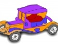 Juego Old historic car coloring