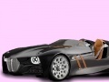 Juego Black fabulous car coloring