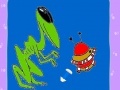 Juego Alien and spaceship coloring