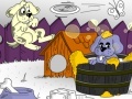Juego Playful puppies coloring page 2