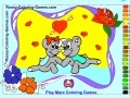 Juego Rossy Coloring Games: lovers mouse