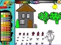 Juego Farmer Girl and Field Coloring