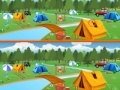 Juego Camping: Spot the Difference
