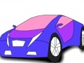 Juego Perfect blue car coloring