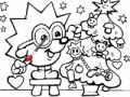 Juego Coloring: Christmas tree hedgehog