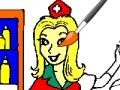 Juego Coloring: Nurse