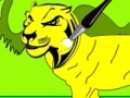 Juego Prowling Tiger Online Coloring page