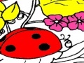Juego Strawberrys and ladybug coloring 