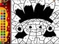 Juego Little indian child coloring