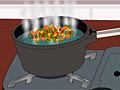 Juego Cooking vegetable salad