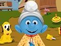 Juego Smurfs Baby Bathing 