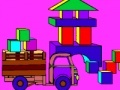 Juego Coloring: Castle of colorful cubes