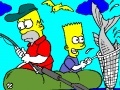 Juego Bart And Homer to Fishing