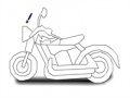 Juego Superb motorbike coloring
