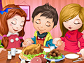 Juego Cute Children Thanksgiving Day